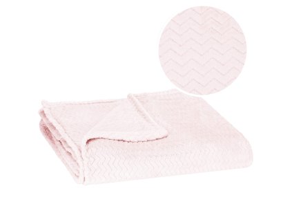 Pătură 130x180 HA7129 roz