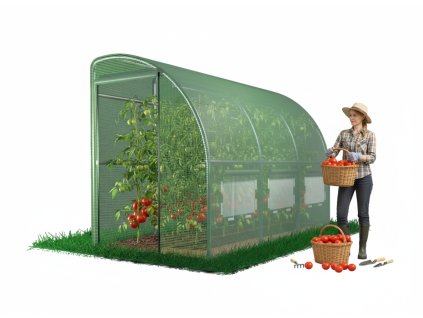 Seră de Grădină 3-Segment "Polojică" Verde 3x1,5x2 m *1422