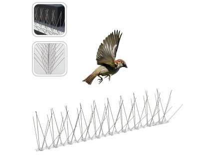 Vârfuri împotriva păsărilor 50 cm 60 vârfuri