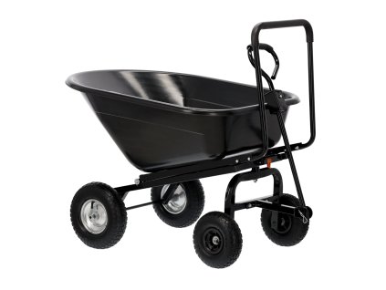 Cărăuș de grădină negru 160 L *7385