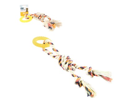 JUCĂRIE PENTRU CÂINI SHARPAK CU INEL 38 CM ambalaj=8buc *9660