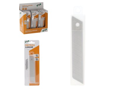Set de 10 lame de schimb pentru cuțite, 18 mm