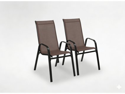 SET DE 2 STOLIȚE DE GRĂDINĂ MĂCINATE 54 x 70 x 92 CM *1649
