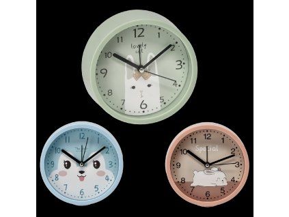Ceas de birou oval 13 x 13 x 4,4 CM, Mix 3 modele *4641