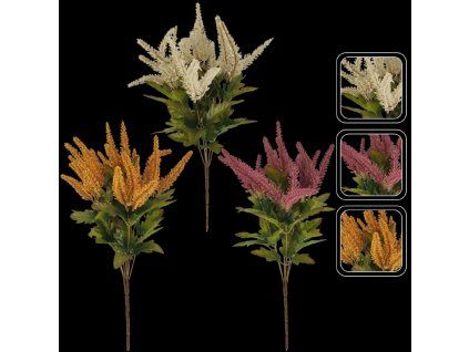 Ramură artificială - Buchet de heather 44 cm amestec de culori