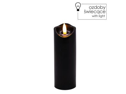 Candle LED Neagră 5 X 15 CM *9353