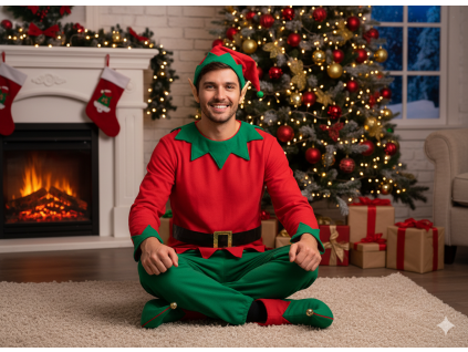 Costum de Elf Bărbat 5 Piese