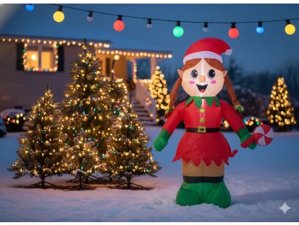 Zână gonflabilă cu LED 150 cm