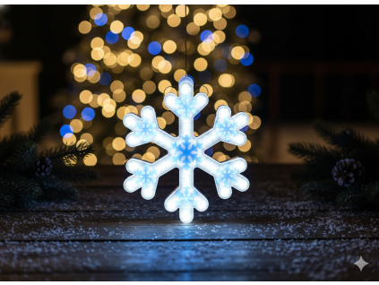 MODETKA ALBASTRĂ 30 CM NEON LED RECE *8325