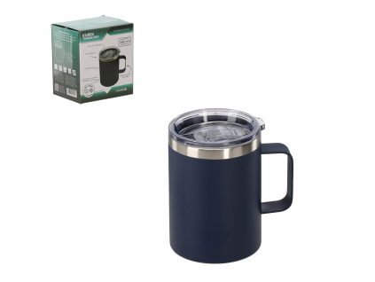 Termos cu mânere 350 ml albastru închis *4019