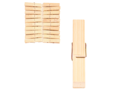 Cleme din lemn set 20 buc *8696