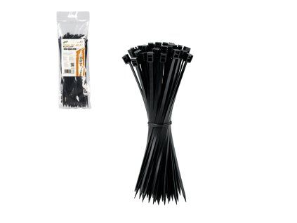 Set de 100 de șponuri 3,6 x 200 mm negre