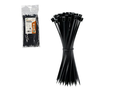 Set de 100 de benzi de întărire 4,8 x 200 mm negre