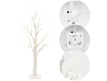 196658 cl0954 drzewko ozdobne 25 led M0