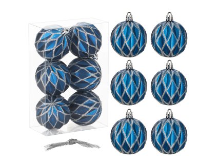 BOLURI DE CRĂCIUN CA1403 6 CM 6 BUCĂȚI