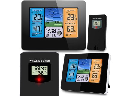 Stație meteo BD-902 negru