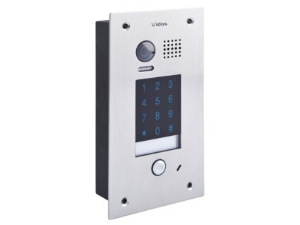 S1401D-2 - Panou de interfon DUO 1-familie cu cameră și codificator, montaj în perete - Vidos