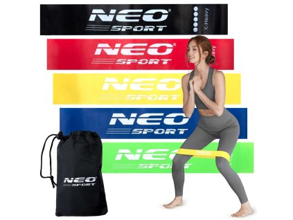 Benzi de exerciții NS-959 Neo-Sport 5 buc.