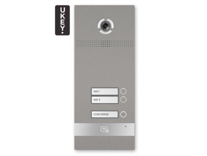 large bi 02fb silver panel bramowy ip 2 lokatorski ukey sip 2 0 basip 5060514913116