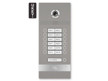 large bi 12fb silver panel bramowy ip 12 lokatorski ukey sip 2 0 basip 5060514913222
