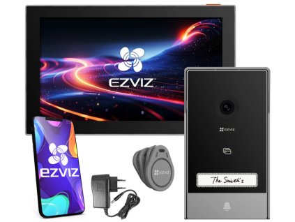 HP7 - Videointerfon IP cu 2 fire, WiFi, cititor de brățări - EZVIZ