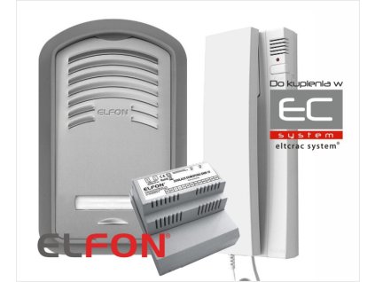 Z1 AU1 - Set interfon cu alimentator și unifon A-U1 - Elfon