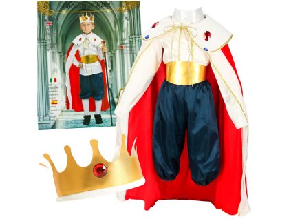 Costum de carnaval pentru rege, mărimea M