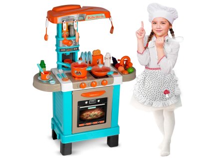 Bucătărie pentru copii turcoaz 773100