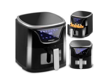 Friteză cu aer cald BD-652, negru-argintiu