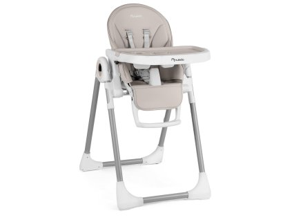 Scaun de luat masa pentru copii Belo gri 700503