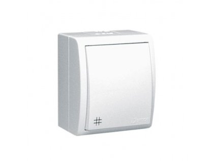 Comutator IP54 Simon Aquarius nr.7 alb