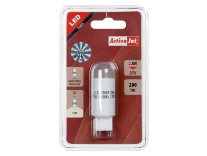 Bec LED G9 2,8W 230V albă