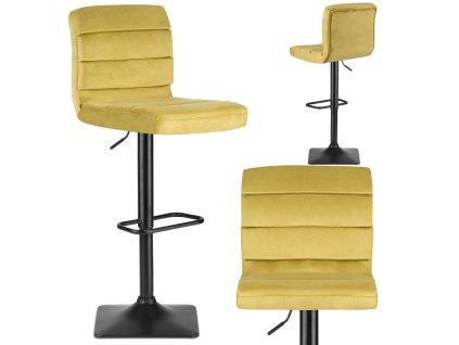 Scaun bar Drava galben