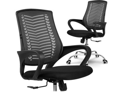 Scaun de birou Denar transparent