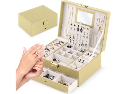 Cutie de bijuterii MS-709 - aurie