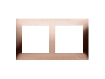 Ramă dublă Simon 54 premium cupru rustic metalic