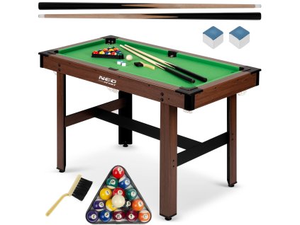 Masă de biliard 122 x 61 x 76 cm NS-807 maro închis