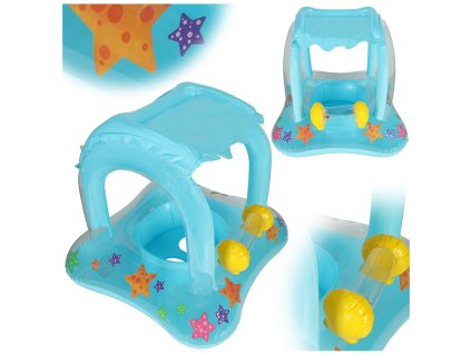 Kolo do plywania dmuchane pontonik z daszkiem max 24kg 3lata 133932