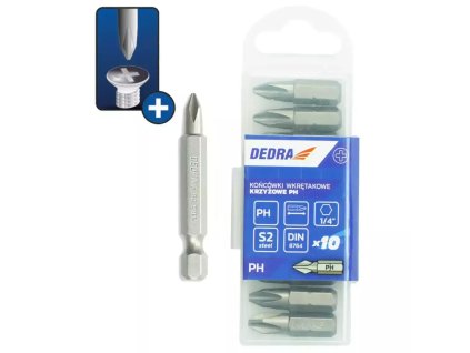 Biți șurubelniță Phillips PH2x50mm 18A06PH21-10