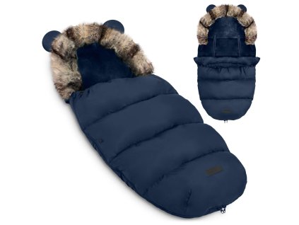 Sac de dormit pentru cărucior albastru marin