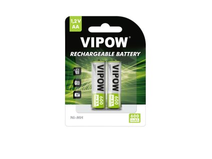 Baterii reîncărcabile AA 600 mAh Ni-MH 2buc BAT2009
