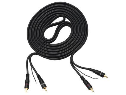 23052 cablu de legatura 2xrca 6mm 10m aur