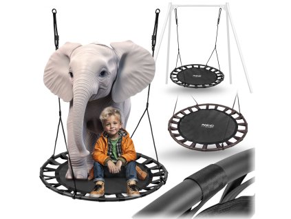 Leagăn circular SWINGO XXL 120 cm negru