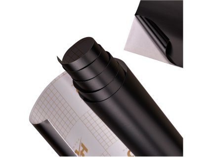 Rolă de folie mat negru 1,52x28m