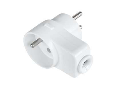 Conector unghiular cu priză și împământare WTG-10