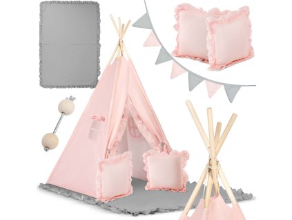 Cort tip teepee NK-406 Nukido - roz deschis