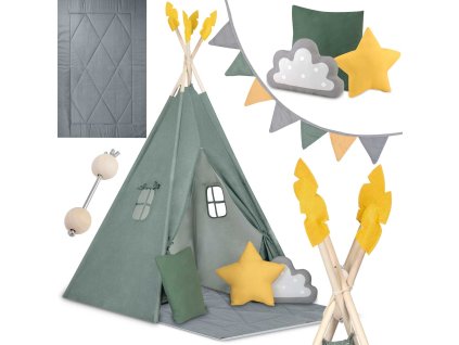 Cort tip teepee NK-406 Nukido - verde
