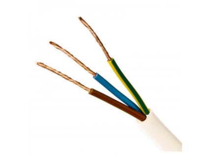 Cablu electric H05VV-F 3x1 G alb-100m