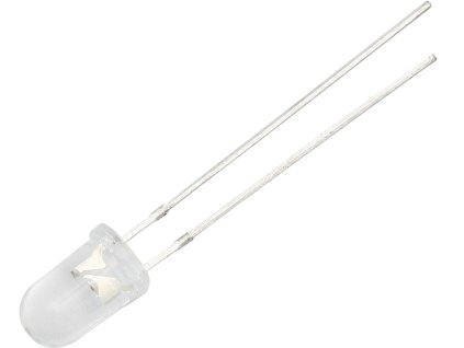 DIODE LED 5mm ( alb cald clar )