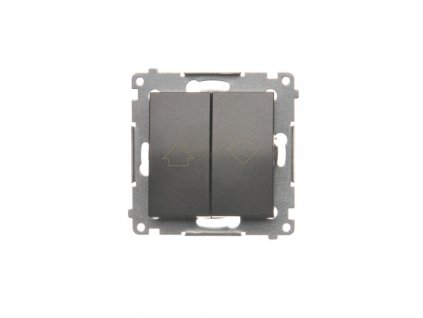 Buton simplu pentru jaluzele Simon 54 premium modul antracit